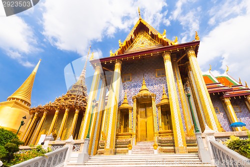 Image of Thailand, Bangkok,  Wat Phra Kaew temple.