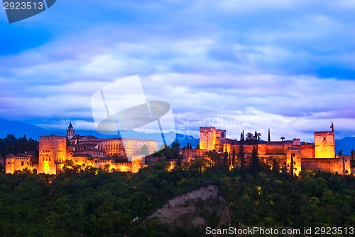 Image of Panorama of Alhambra, Granada, Spain