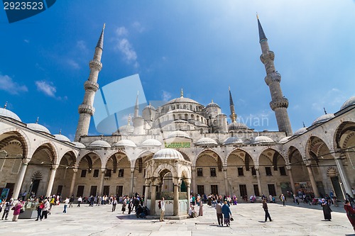 Image of Sultanahmet blue Mosque in Istanbul, Turkey