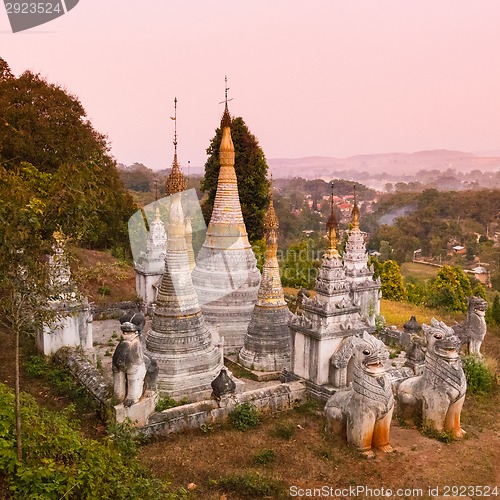 Image of Ancient buddhist temple, Pindaya, Burma, Myanmar.