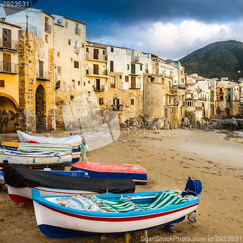 Image of Cefalu, Sicily, Italy, Europe.