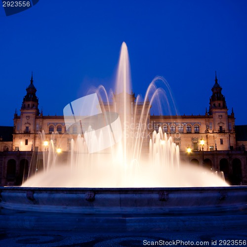 Image of Plaza de Espana in Seville, Spain