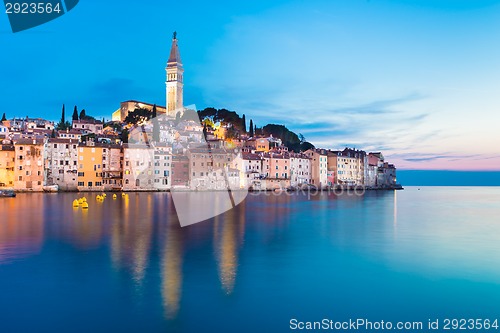 Image of Coastal town of Rovinj, Istria, Croatia.