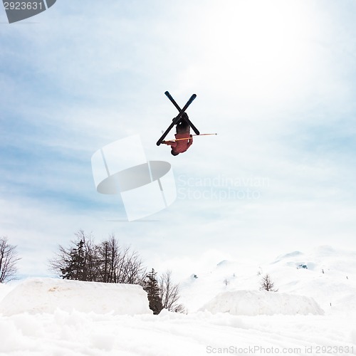 Image of Free style skier.