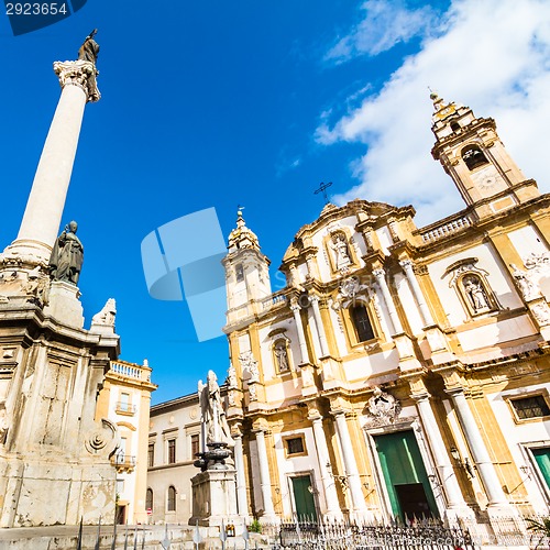 Image of Church of Saint Dominic, Palermo, Italy. 