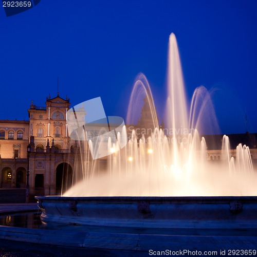 Image of Plaza de Espana in Seville, Spain