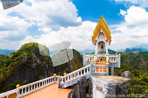 Image of Footprint of the Buddha tample - Krabi Tiger Cave - Wat Tham Sua