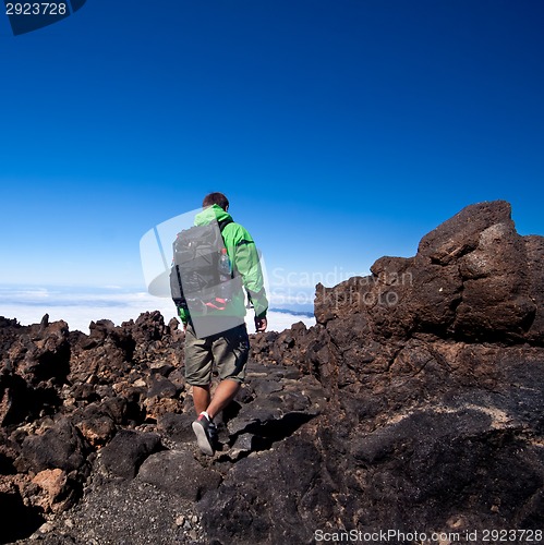 Image of Hiking - Male hiker