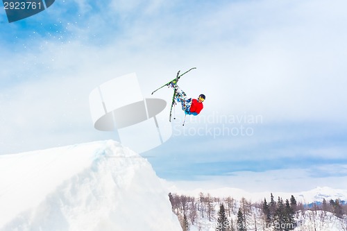 Image of Free style skier.