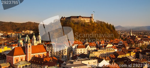 Image of Ljubljana, capital of Slovenia.