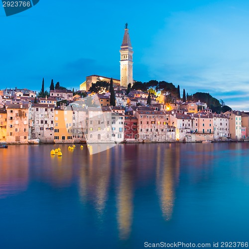 Image of Coastal town of Rovinj, Istria, Croatia.