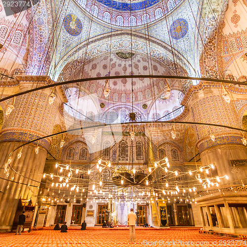 Image of Sultanahmet blue Mosque in Istanbul, Turkey