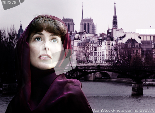 Image of Woman in Paris