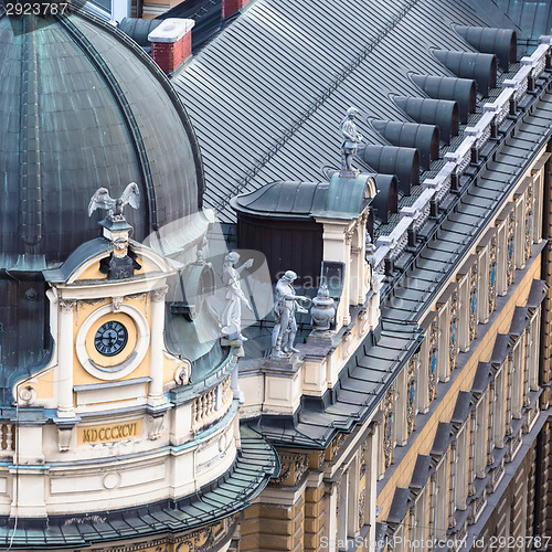 Image of Post Office Palace in Ljubljana, Slovenia.