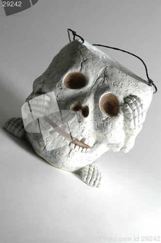 Image of skull basket halloween