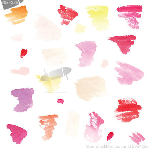 Image of Watercolor background set.