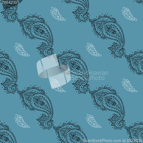 Image of Seamless Paisley pattern.