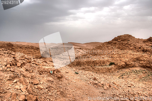 Image of Mountains in stone desert nead Dead Sea