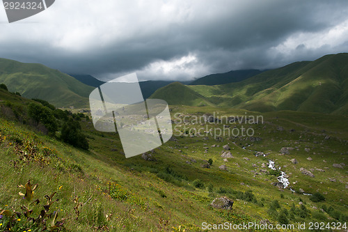 Image of Hiking in mountains