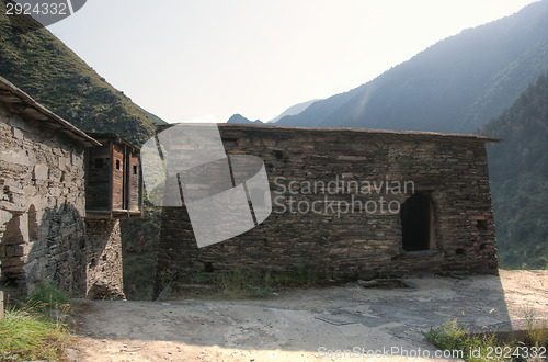 Image of Shatili town castle