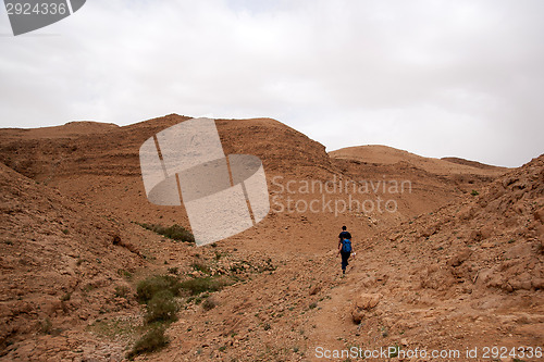 Image of Desert Canyon in Israel Dead Sea travel attraction for tourists