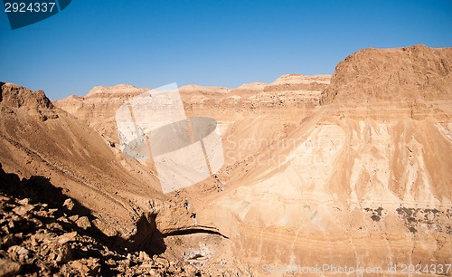 Image of Mountains in stone desert nead Dead Sea