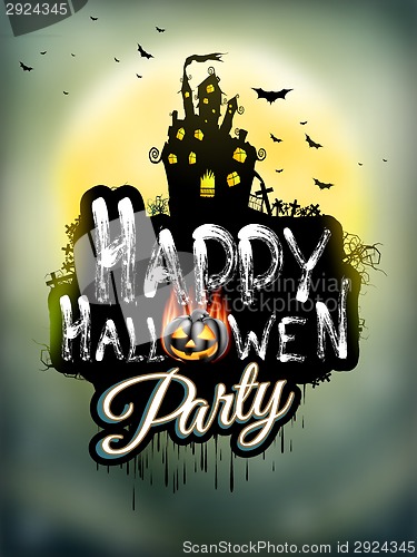 Image of Halloween night background. EPS 10