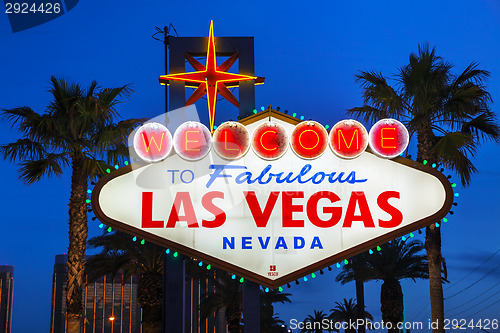 Image of Welcome to Fabulous Las Vegas sign