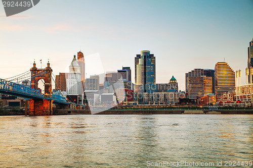 Image of Cincinnati downtown overview