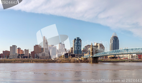 Image of Cincinnati downtown overview