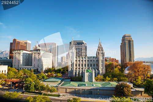 Image of Salt Lake City downtown overview