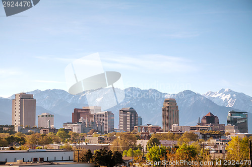 Image of Salt Lake City downtown overview