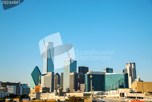 Image of Dallas cityscape in the morning