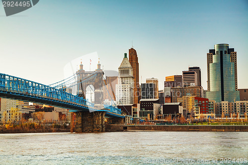 Image of Cincinnati downtown overview