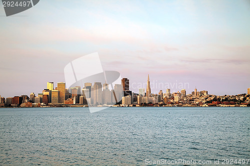 Image of Downtown of San Francisco as seen from the bay