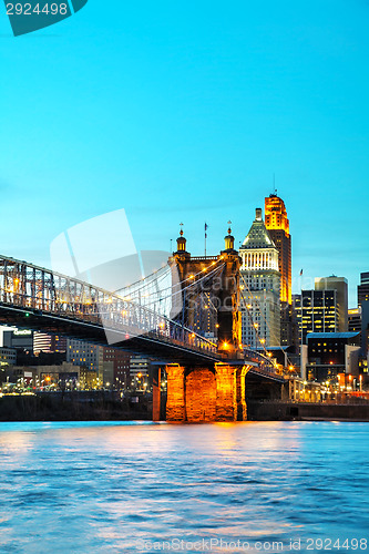 Image of Cincinnati downtown overview