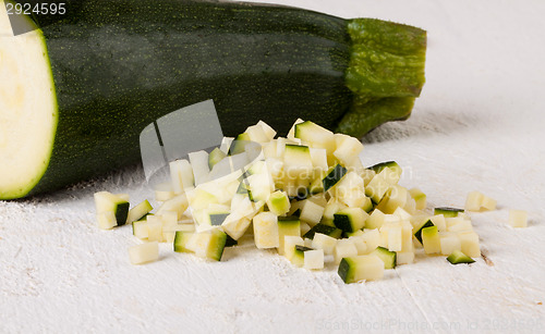 Image of Fresh marrow or courgette