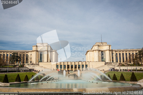 Image of Architecture and Fountain in Paris france