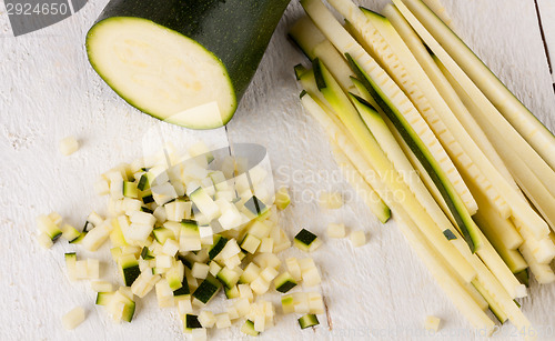 Image of Fresh marrow or courgette