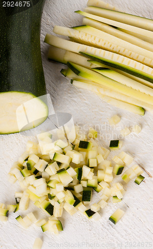 Image of Fresh marrow or courgette