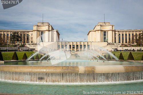 Image of Architecture and Fountain in Paris france