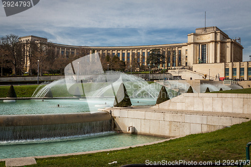 Image of Architecture and Fountain in Paris france