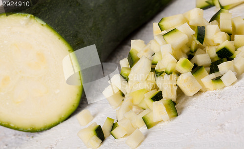 Image of Fresh marrow or courgette