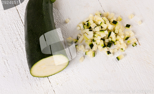 Image of Fresh marrow or courgette