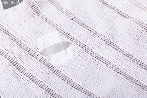 Image of Close up White Flax Cloth