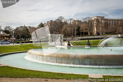 Image of Architecture and Fountain in Paris france