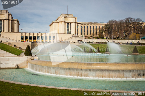 Image of Architecture and Fountain in Paris france