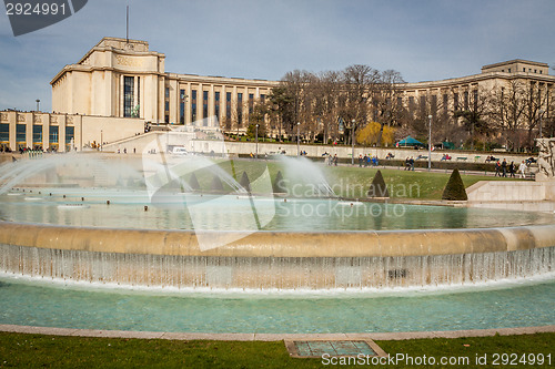 Image of Architecture and Fountain in Paris france