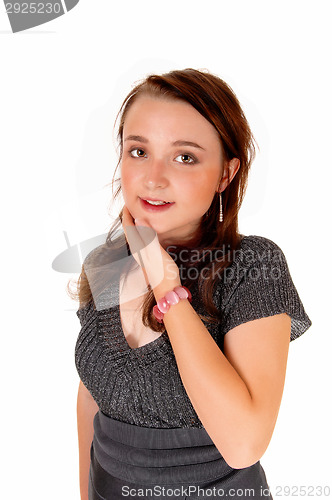 Image of Portrait of teen girl.