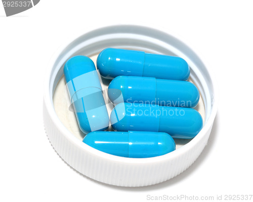 Image of blue pills